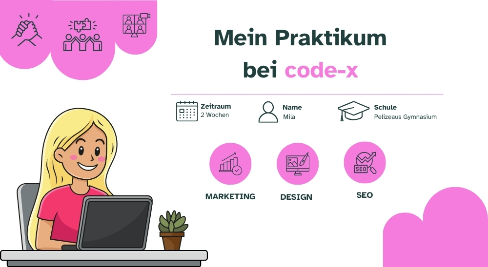 Mädchen am Computer